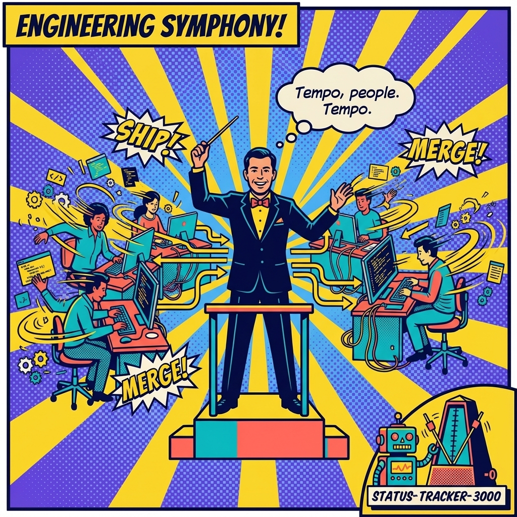 Engineering Manager profession illustration